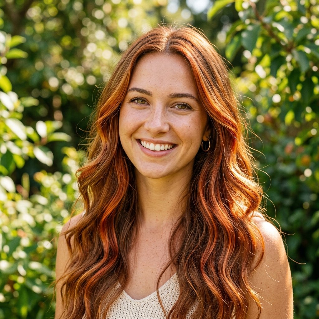 Honey Brown Hair Color Ideas with Copper Tones