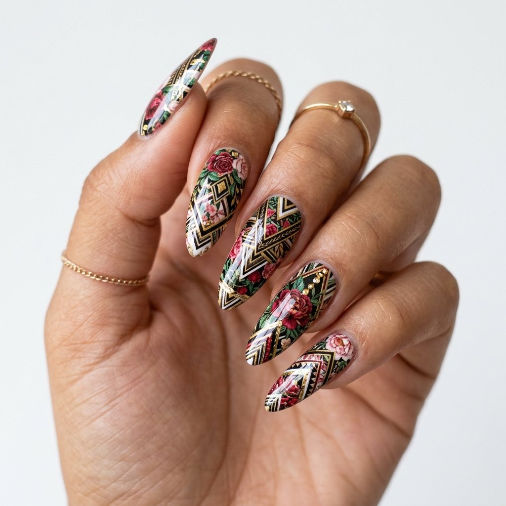 30 Nails Baddie Ideas: Stunning Looks to Inspire Your Next Set 30 Baddie Nails with Custom Nail Decals
