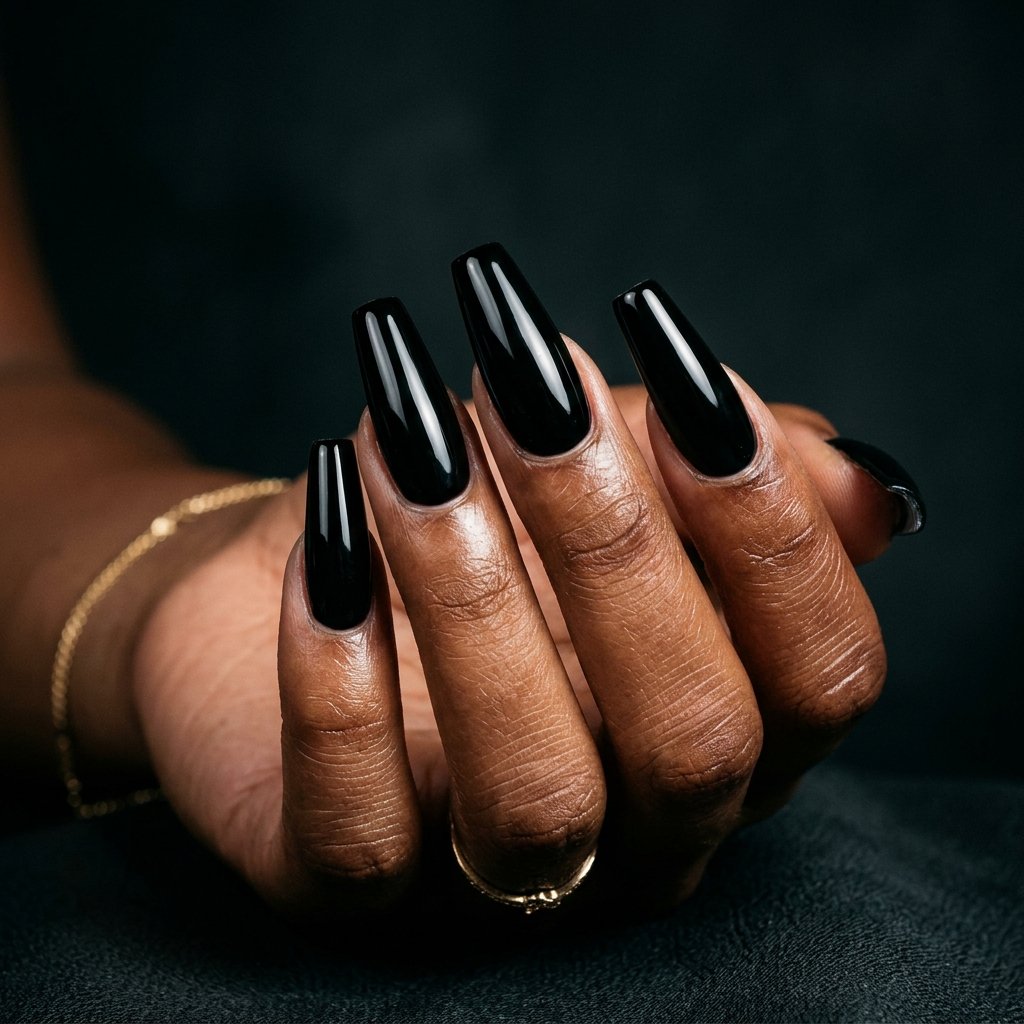 30 Nails Baddie Ideas: Stunning Looks to Inspire Your Next Set 8 Black Baddie Nails Ideas