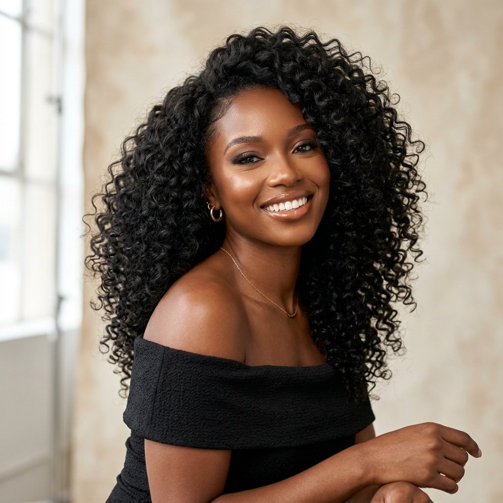 Hairstyles for Black Women: 30 Gorgeous Powerful Ideas You Will Absolutely Love 23 Curly Weave Hairstyles for Black Women Ideas