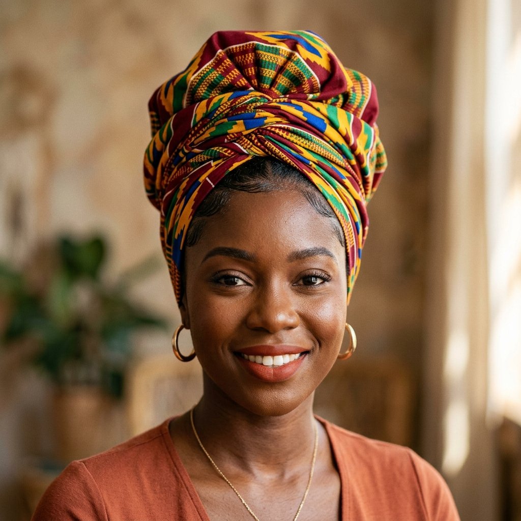 Hairstyles for Black Women: 30 Gorgeous Powerful Ideas You Will Absolutely Love 24 Headwrap Hairstyles for Black Women Ideas