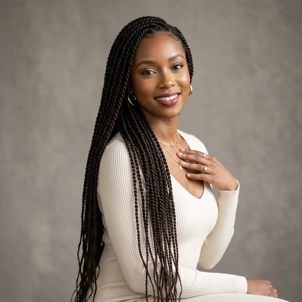 Hairstyles for Black Women: 30 Gorgeous Powerful Ideas You Will Absolutely Love 8 Senegalese Twist Hairstyle for Black Women Ideas