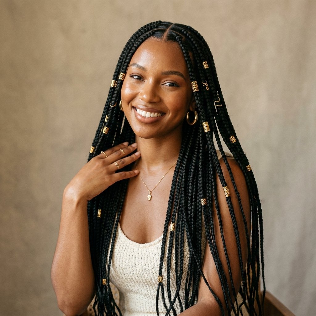 Hairstyles for Black Women: 30 Gorgeous Powerful Ideas You Will Absolutely Love 4 Box Braids Hairstyles for Black Women Ideas