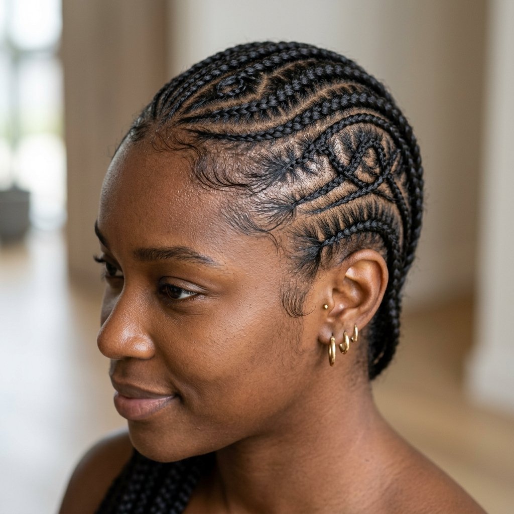 Hairstyles for Black Women: 30 Gorgeous Powerful Ideas You Will Absolutely Love 7 Cornrow Hairstyle for Black Women Ideas