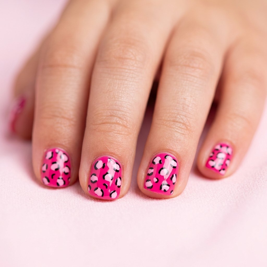 30 Nails for Kids Ideas: Cute, Creative and Colorful Designs to Try 10 Animal Print Nails for Kids Ideas