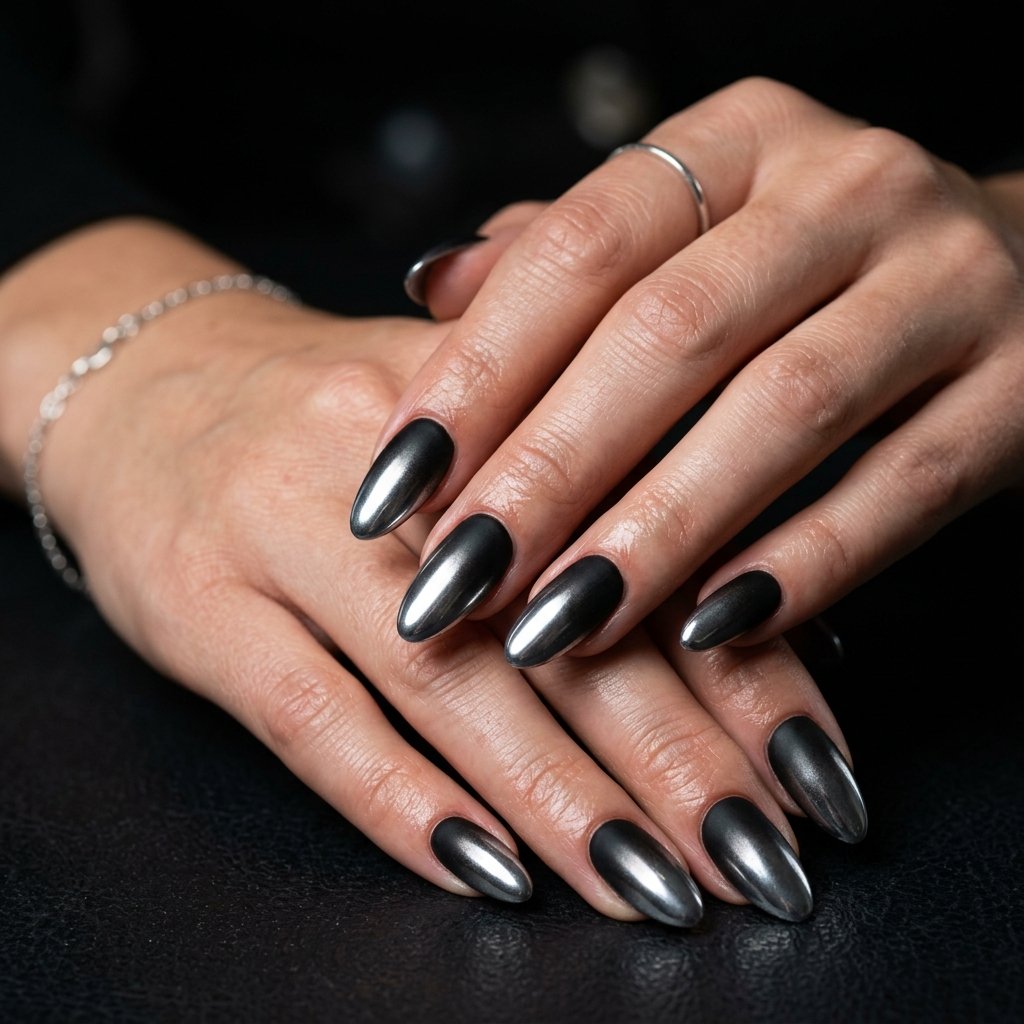 30 Nails Ombre Ideas: Stunning Looks to Inspire Your Next Manicure 22 Chrome Ombre Nails