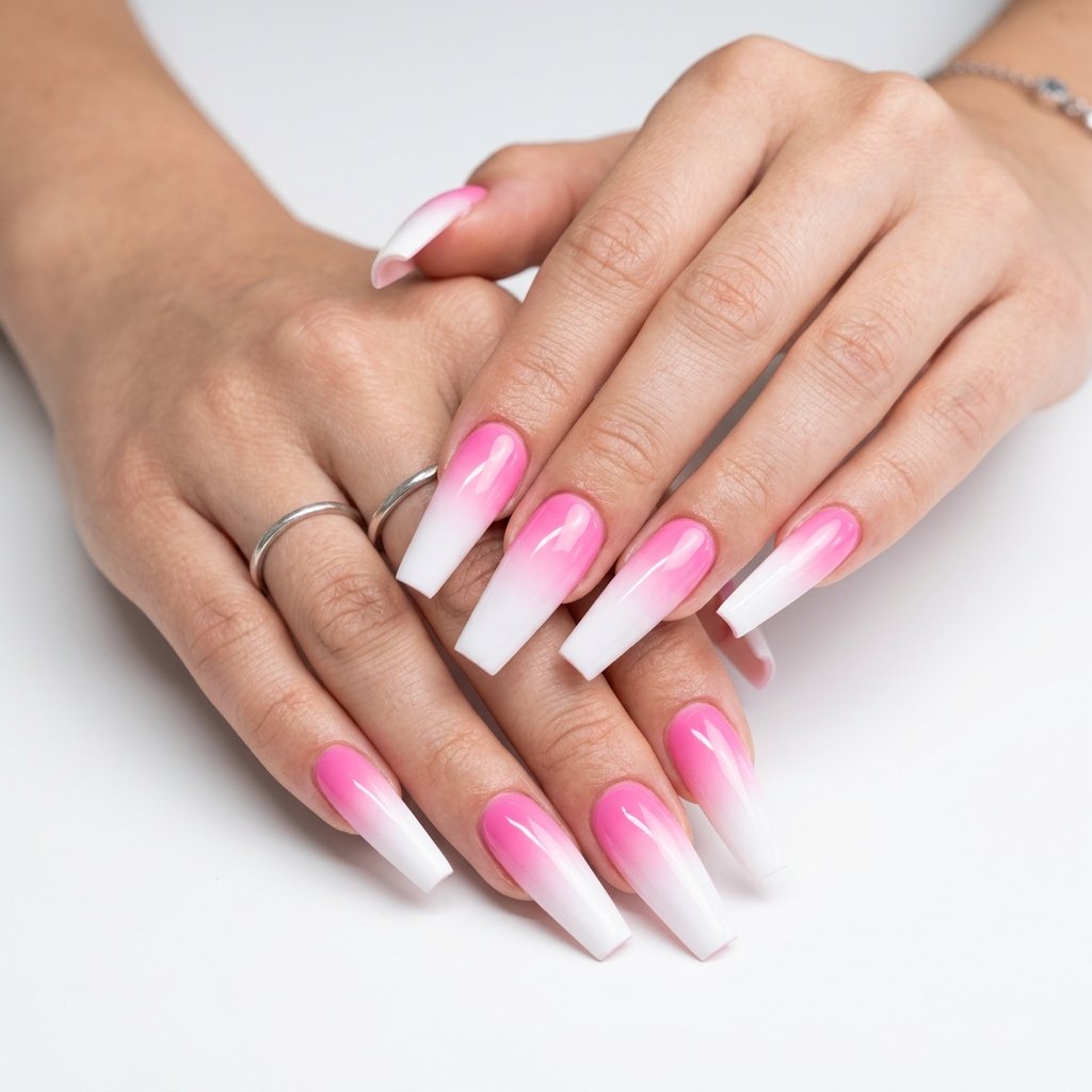 30 Nails Ombre Ideas: Stunning Looks to Inspire Your Next Manicure 16 Coffin Shape Ombre Nails