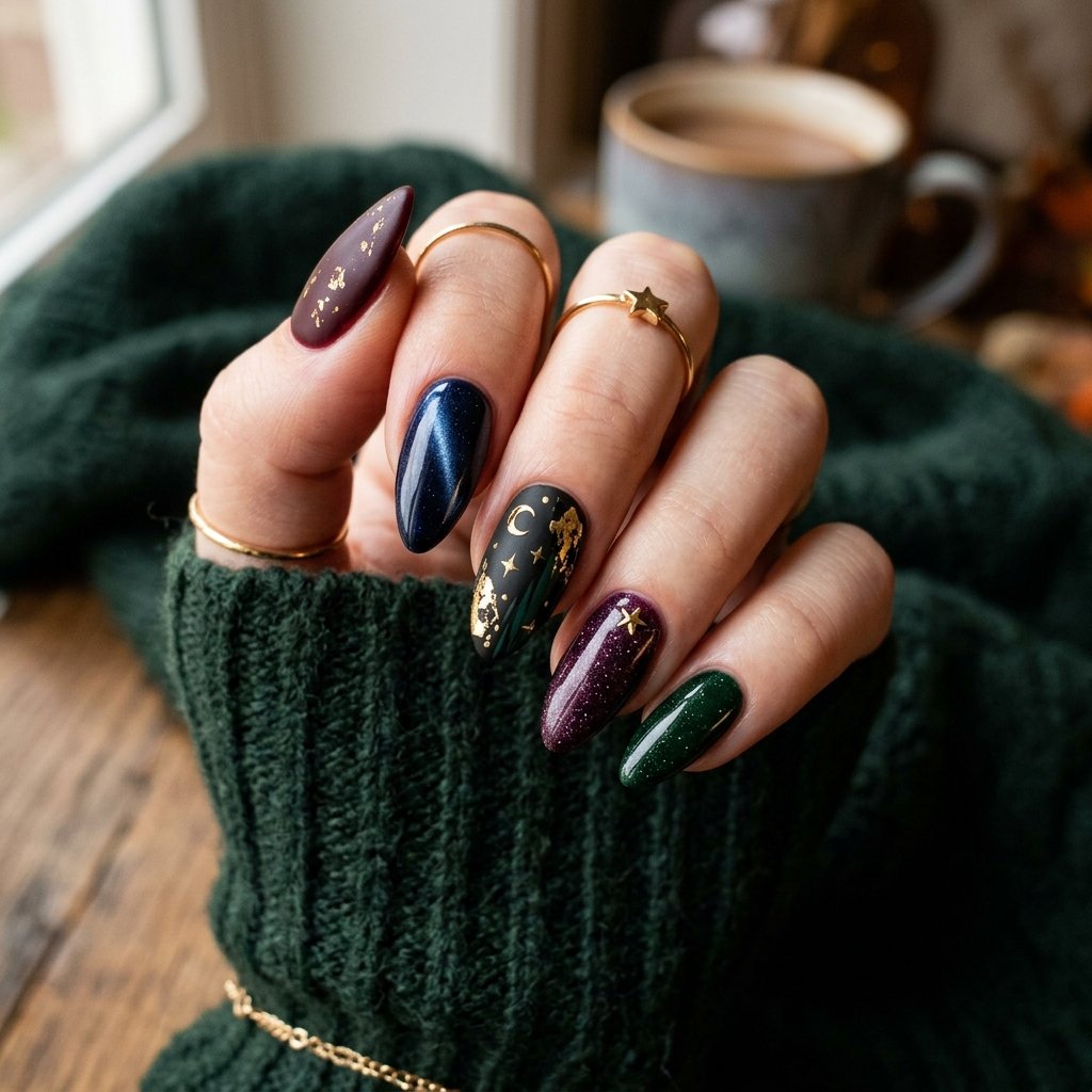 Dark Seasonal Nail Trends
