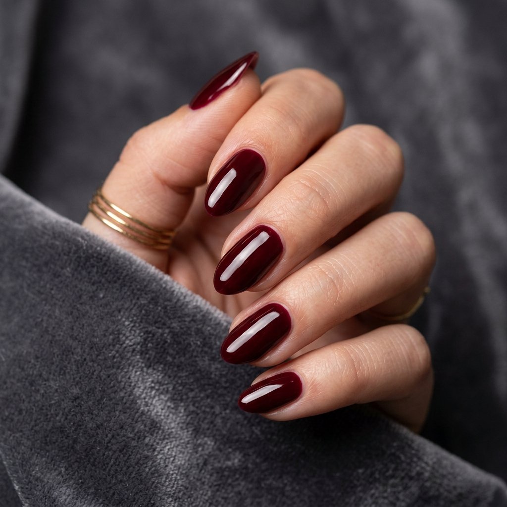 30 Nails Red Ideas: Stunning Ways to Rock the Classic Color 5 Dark Cherry Red Nails Ideas