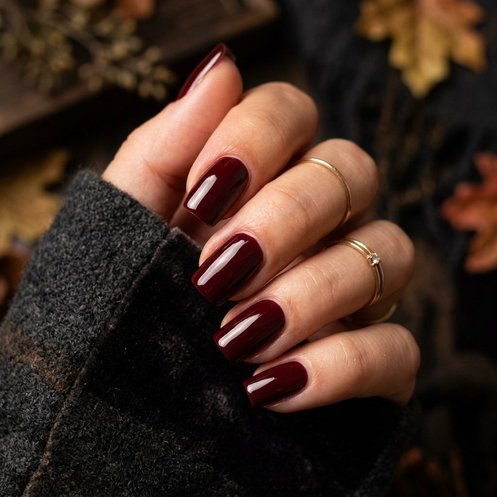 30 Nails Red Ideas: Stunning Ways to Rock the Classic Color 17 Deep Burgundy Red Nails Ideas