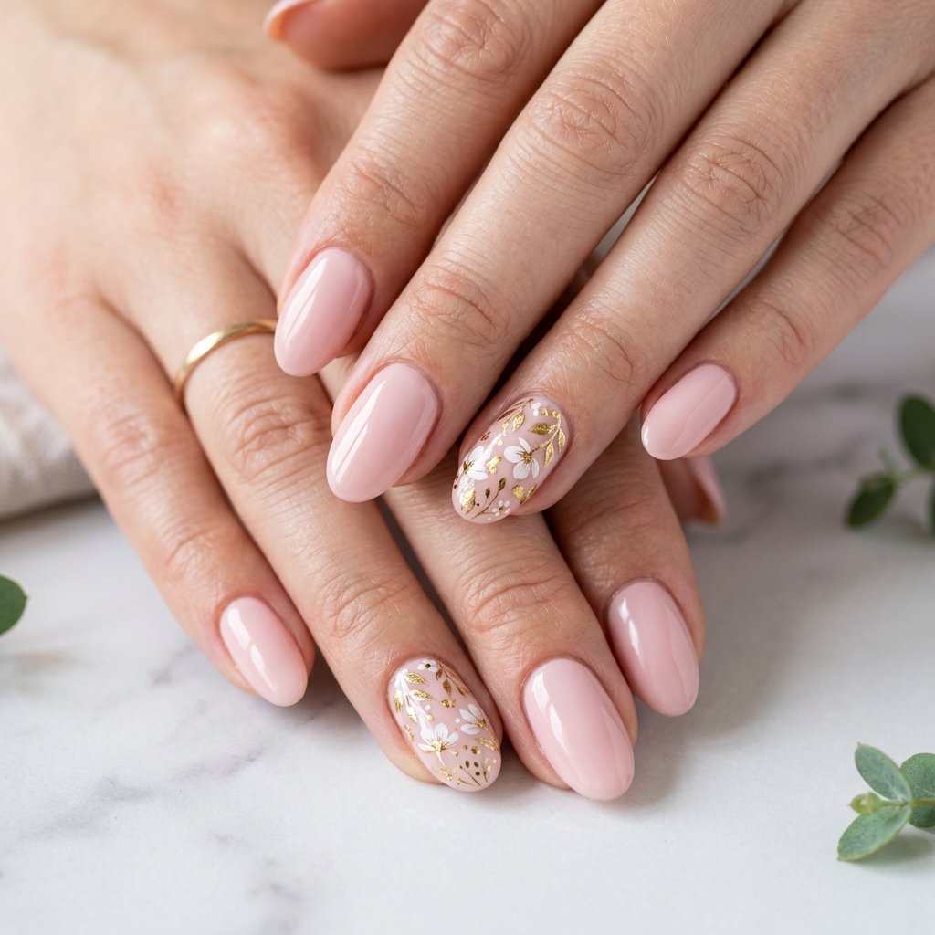 Colorful Spring Nails Ideas to Inspire Your Next Look 20 Colorful Floral Accent Nail Ideas