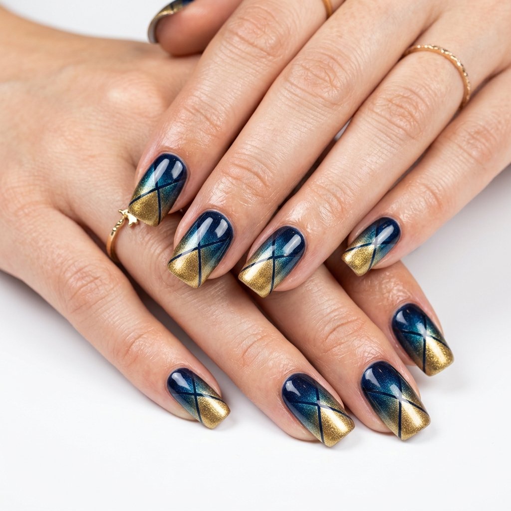30 Nails Ombre Ideas: Stunning Looks to Inspire Your Next Manicure 30 Geometric Ombre Nails