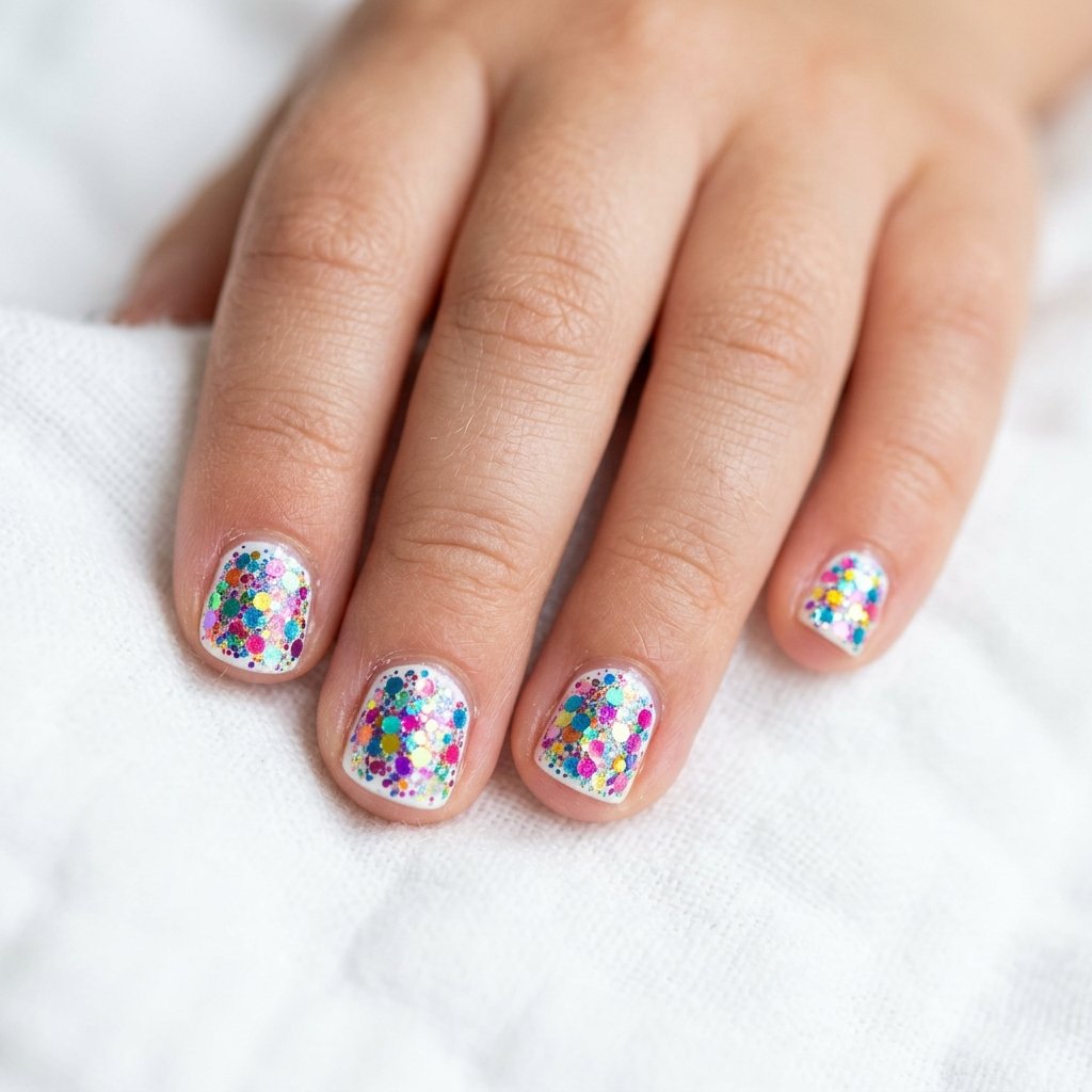 30 Nails for Kids Ideas: Cute, Creative and Colorful Designs to Try 4 Glitter Nails for Kids Ideas