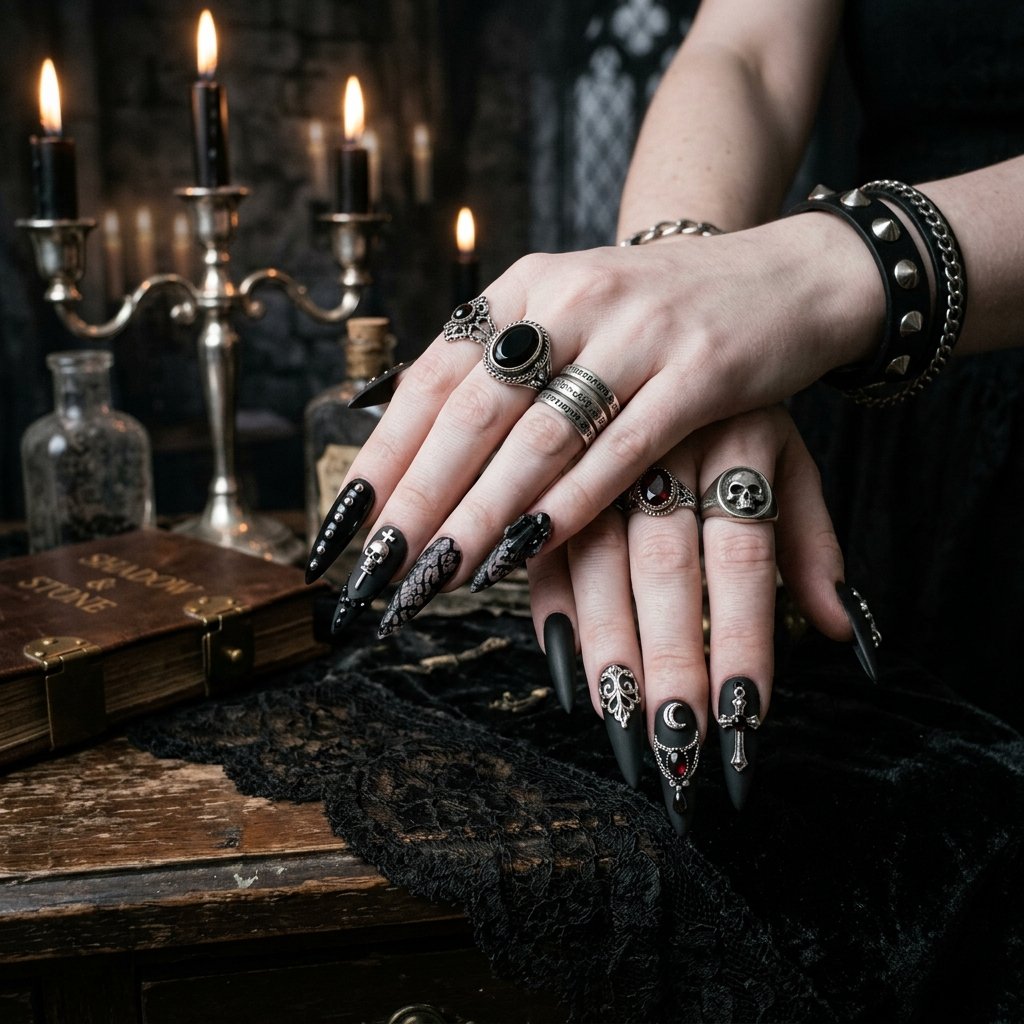 Gothic Nail Aesthetics