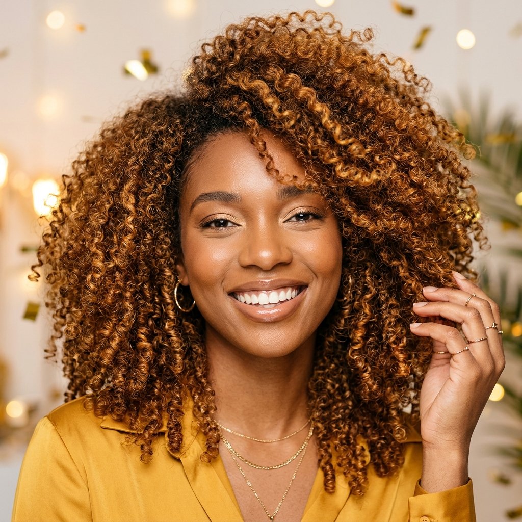 Honey Brown Hair Color Ideas for Natural Hair
