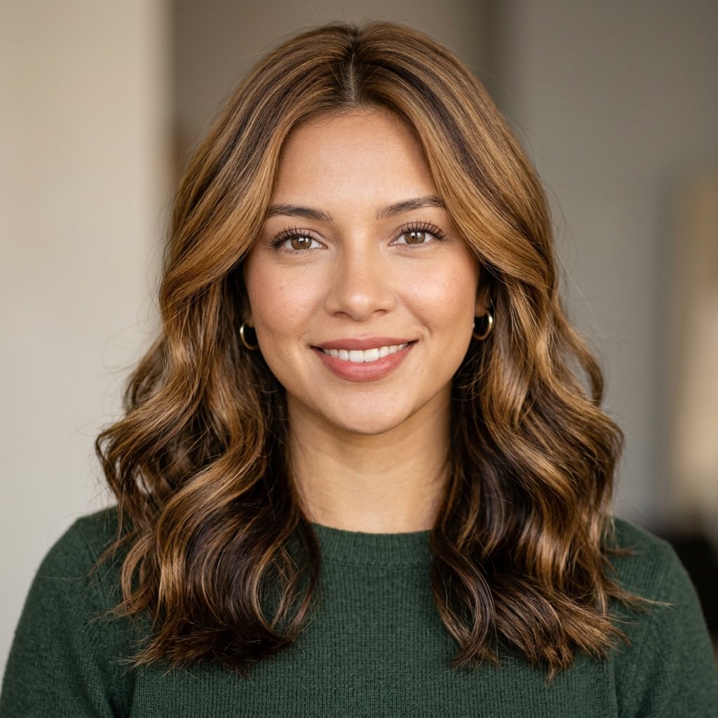 Honey Brown Lowlights Hair Color Ideas