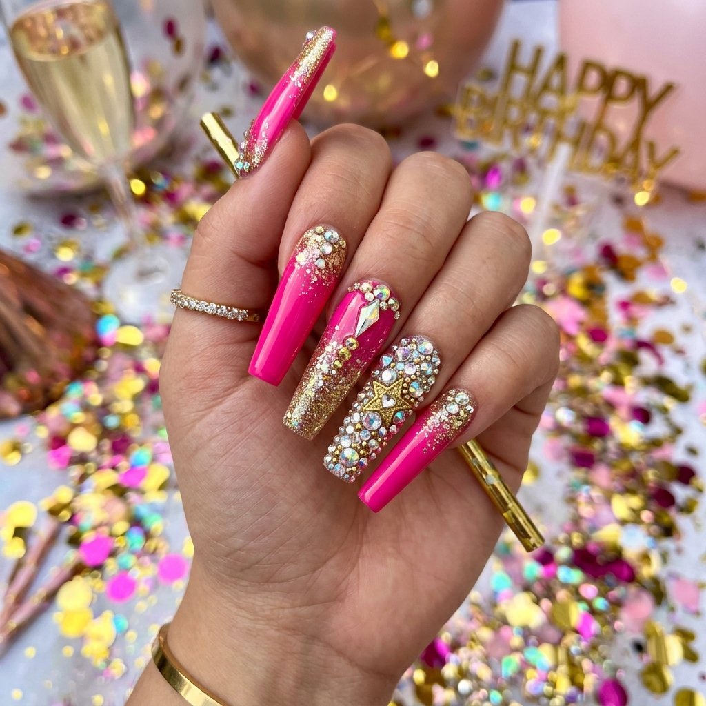 30 Nails Baddie Ideas: Stunning Looks to Inspire Your Next Set 21 Birthday Baddie Nails Ideas