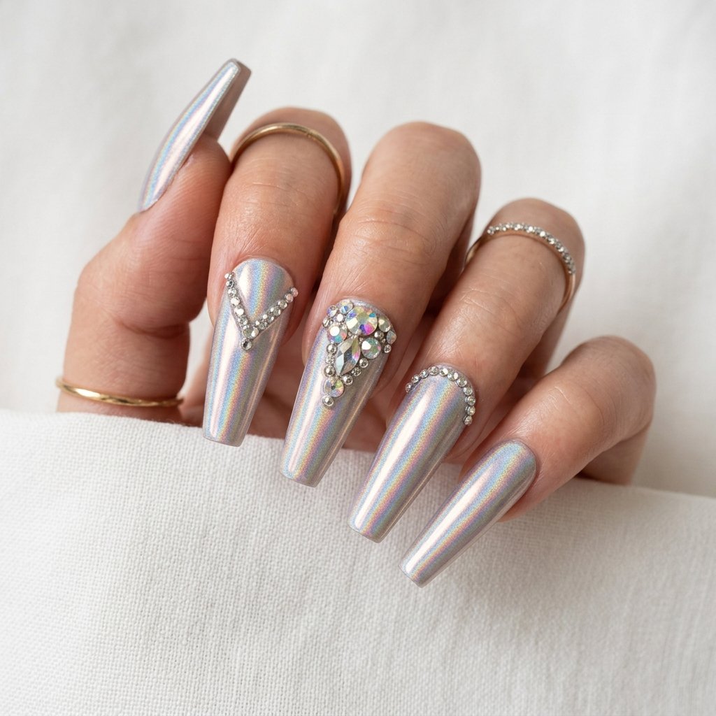 30 Nails Baddie Ideas: Stunning Looks to Inspire Your Next Set 14 Baddie Press-On Nails Ideas