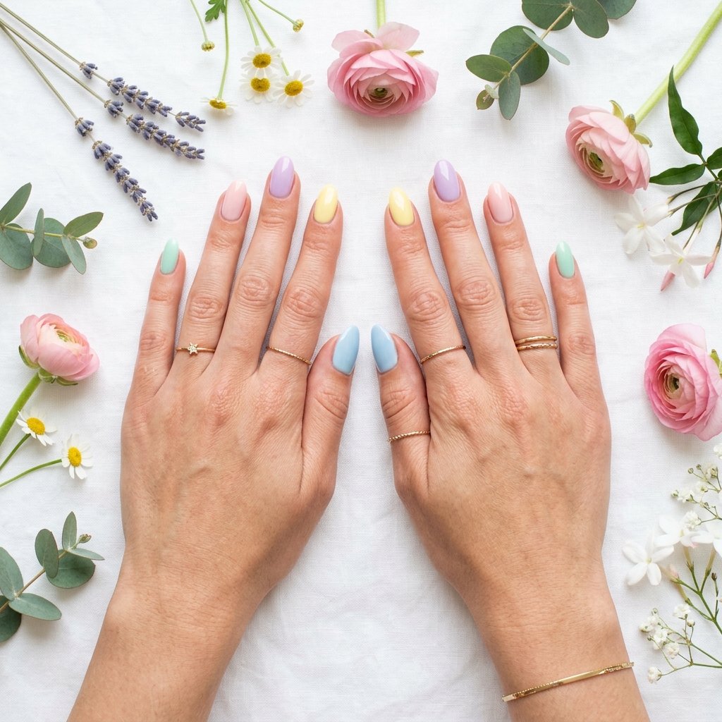 Soft, Glazed & Gorgeous:30 Milky Nails Ideas for Every Mood and Season 22 Milky Spring Nails Ideas