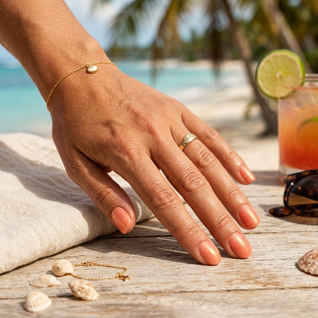 Soft, Glazed & Gorgeous:30 Milky Nails Ideas for Every Mood and Season 25 Milky Vacation Nails Ideas