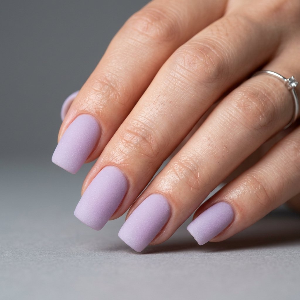 Soft, Glazed & Gorgeous:30 Milky Nails Ideas for Every Mood and Season 8 Milky Matte Nails Ideas