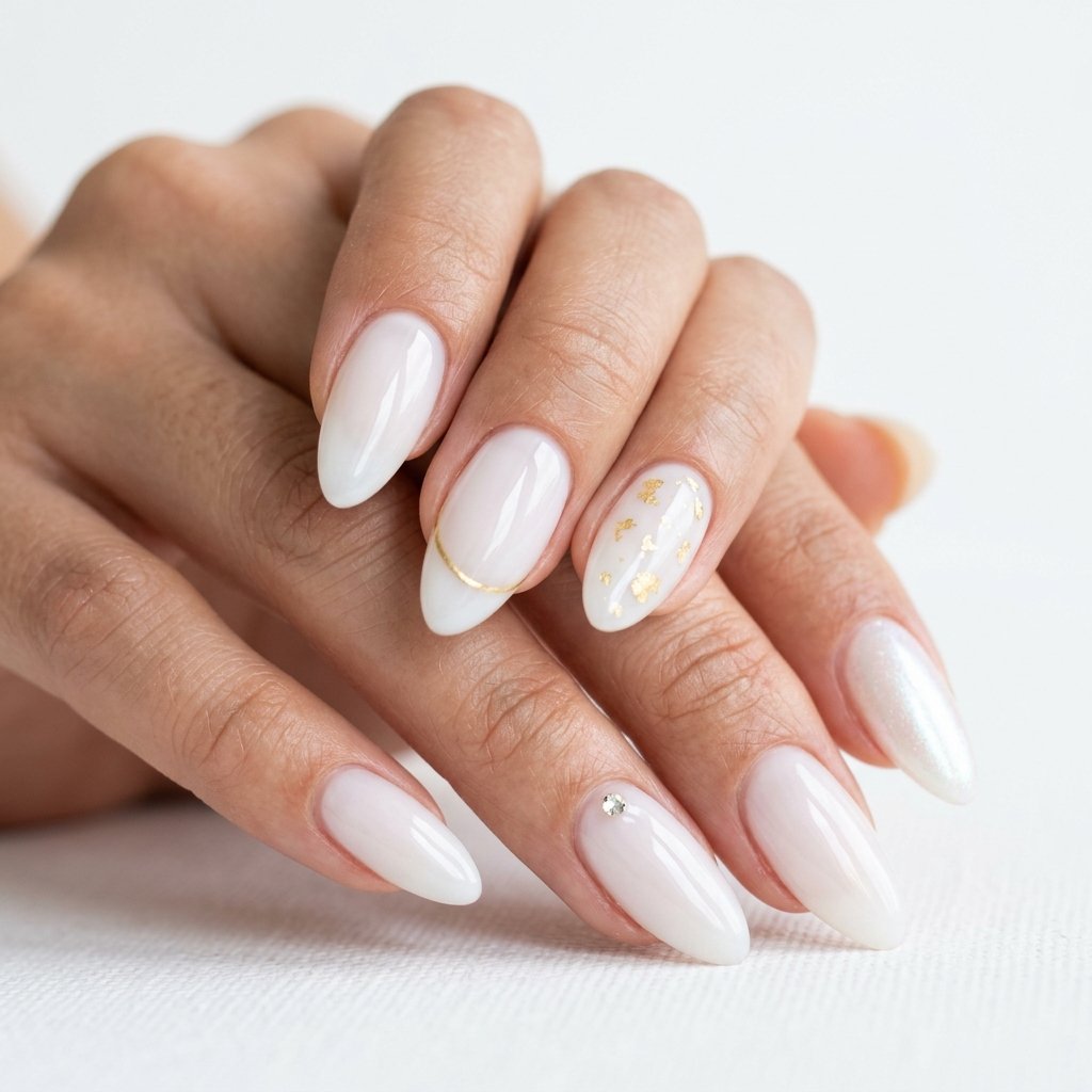 Nails Cute Ideas: 30 Stunning Looks to Spark Your Next Manicure 10 Milky White Nail Ideas