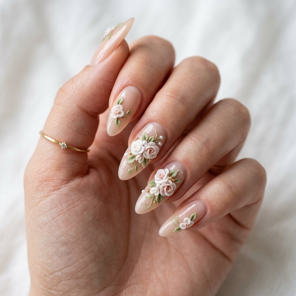 Floral Nail Art 2026 Ideas