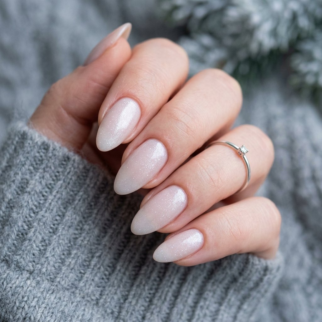 Natural Winter Nails Idea