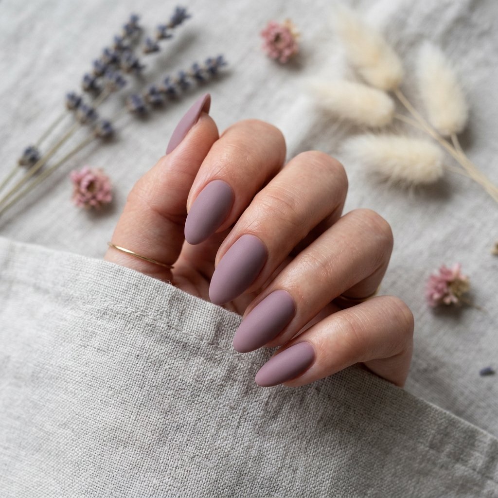 Classy Spring Nails With Matte Finish