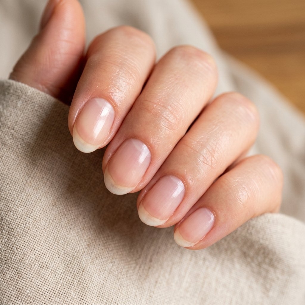 Natural No Polish Nails Idea