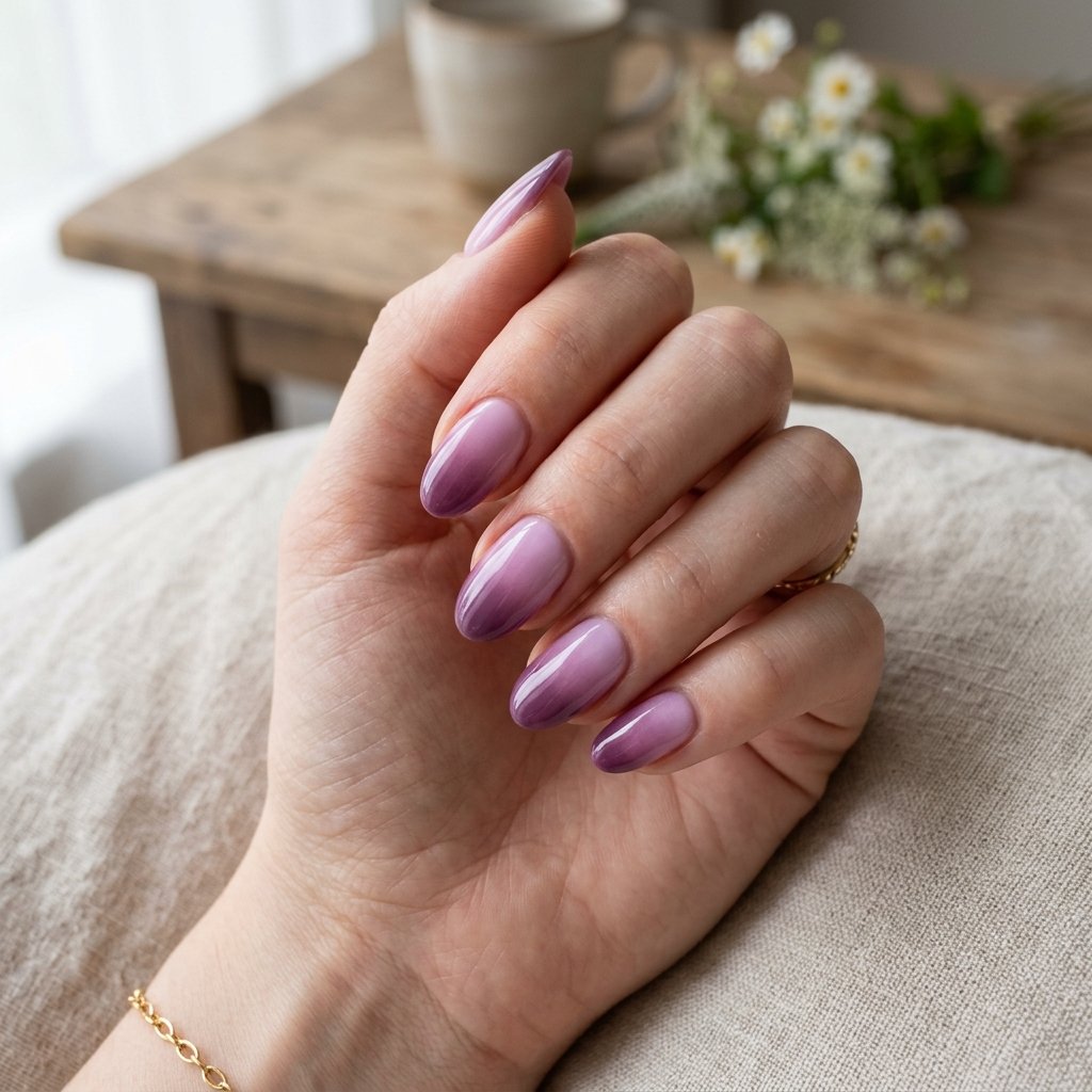 Nails Oval Ideas: 30 Beautiful Designs to Inspire Your Next Manicure 25 Ombre Oval Nail Design
