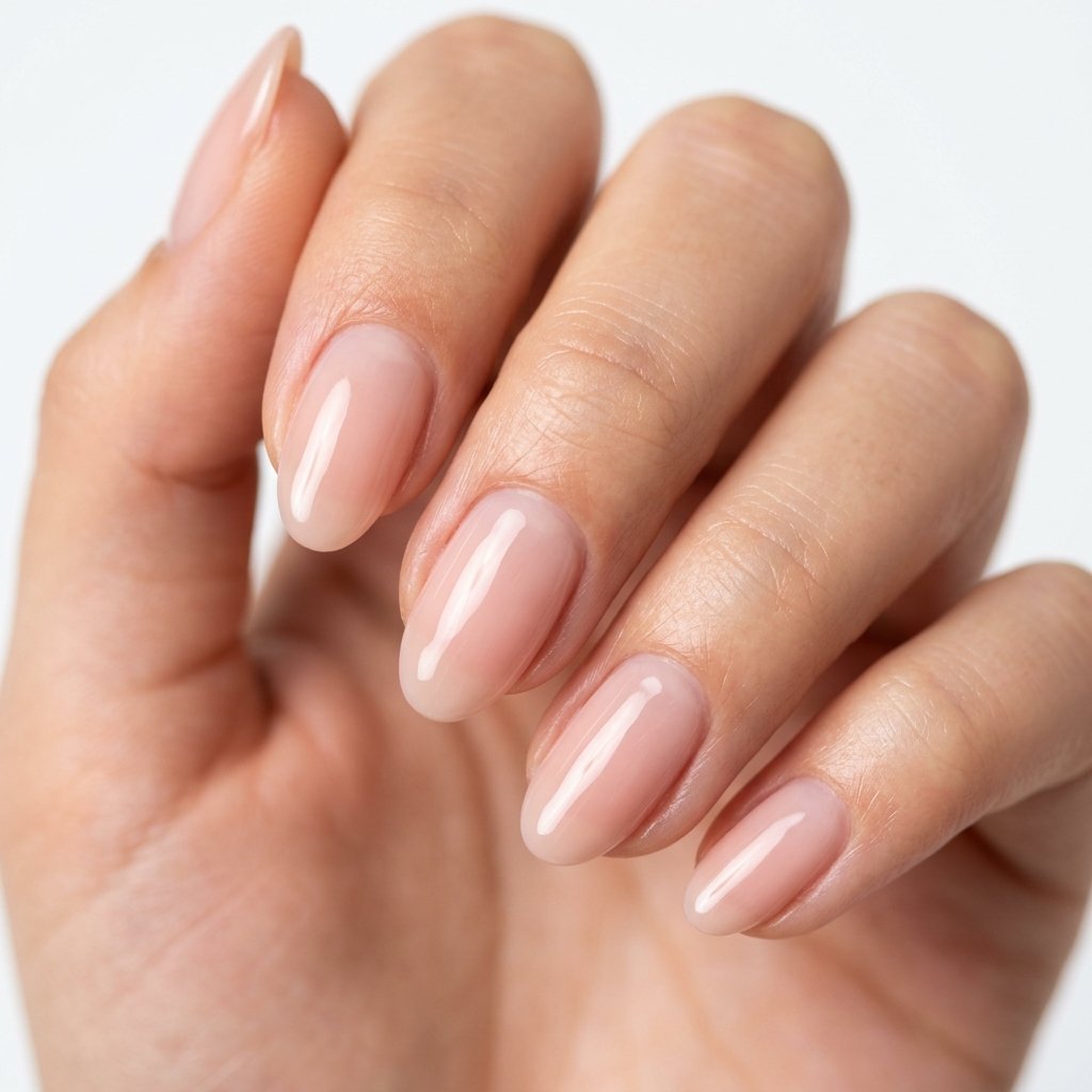 Pink Nude Nails