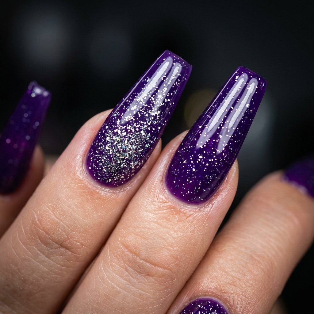 Nails Purple Ideas: 30 Stunning Looks for Every Shade and Style 9 Purple Acrylic Nails Ideas