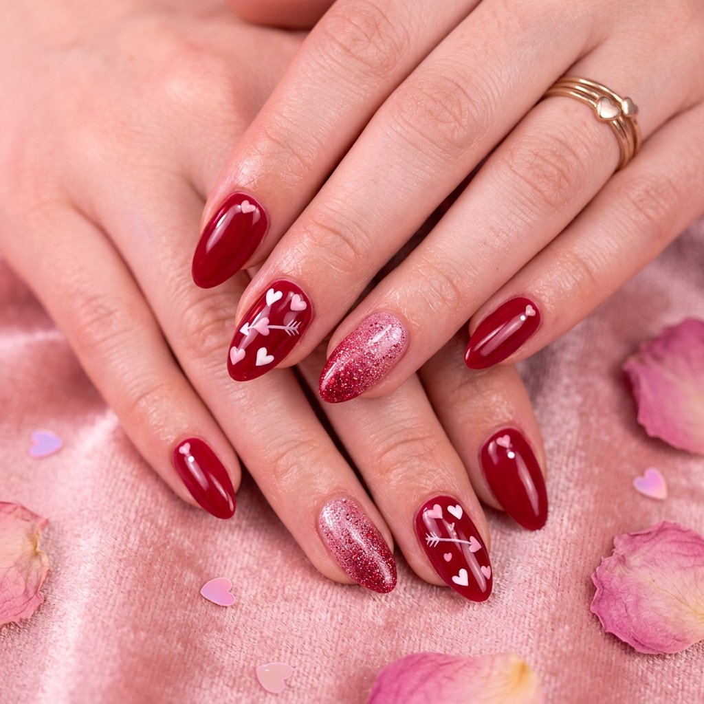 30 Nails Red Ideas: Stunning Ways to Rock the Classic Color 20 Nails Red Valentines Day Ideas