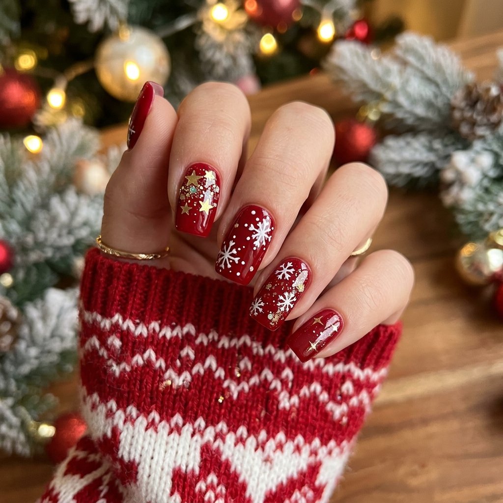 30 Nails Red Ideas: Stunning Ways to Rock the Classic Color 16 Nails Red Holiday Season Ideas