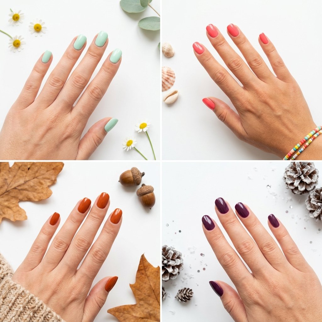 Seasonal Nails Basic Ideas for Year Round Inspirations