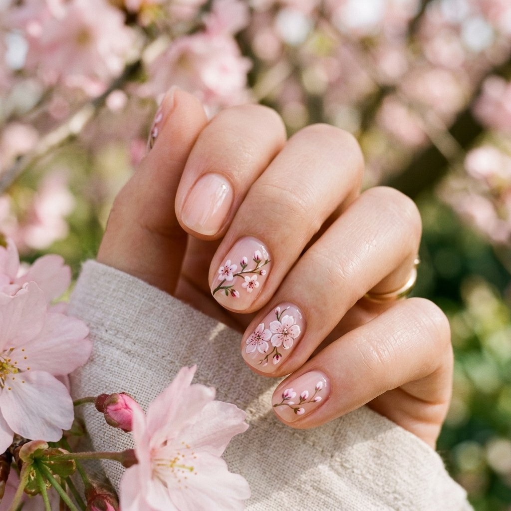 28 Best Nails Short Ideas for Every Style and Occasion 19 Floral Nails Short Ideas