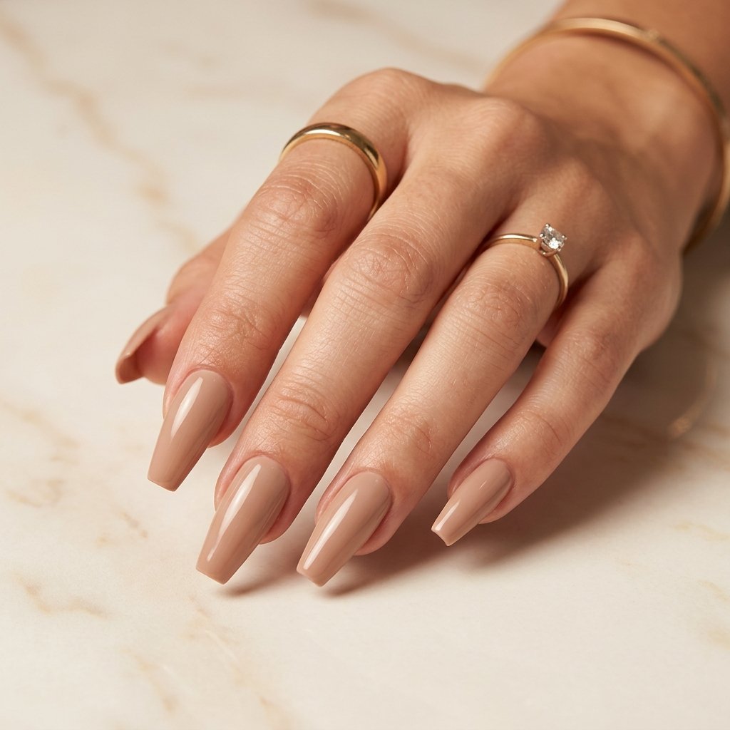 Slim Coffin Nail Shape Ideas