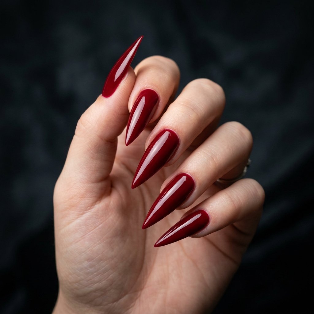 30 Nails Red Ideas: Stunning Ways to Rock the Classic Color 15 Stiletto Nails Red Ideas