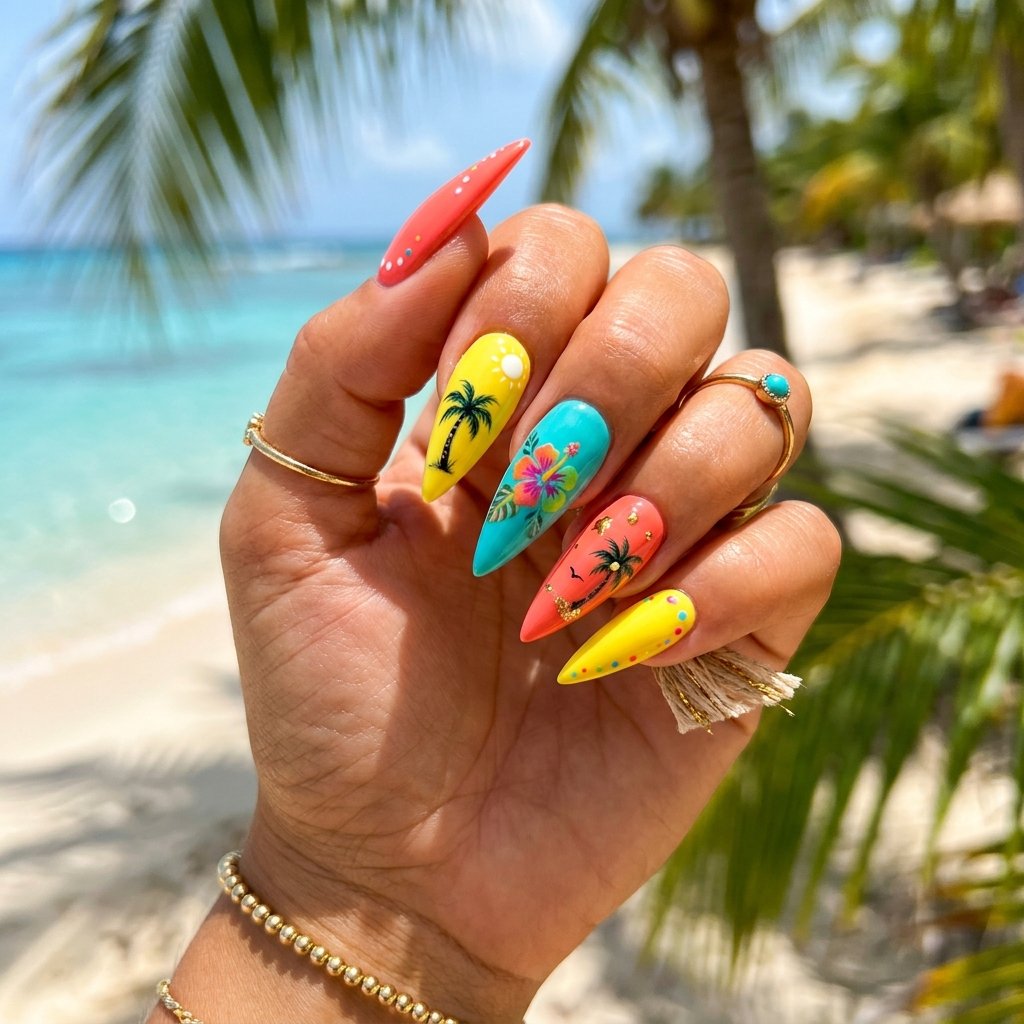 30 Nails Stiletto Ideas: Bold and Beautiful Looks to Inspire Your Next Manicure 28 Stiletto Nails For Summer Ideas