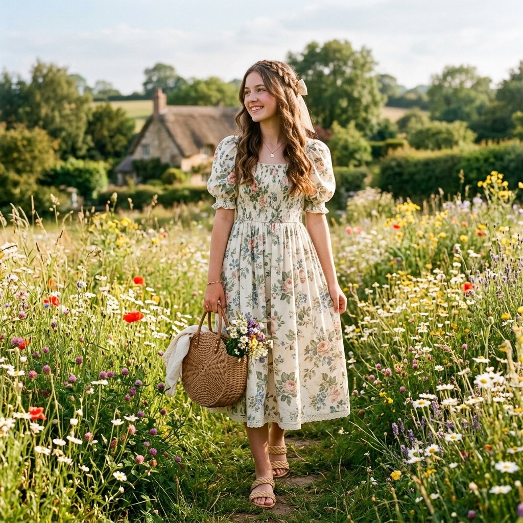 30 Cute Summer Outfits for Teens That Are Trendy, Fun & Easy to Style 11 Cottagecore Cute Summer Outfits for Teens