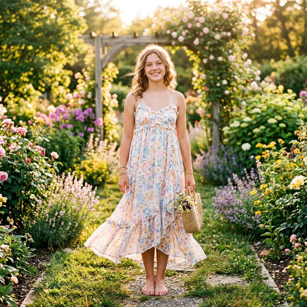 30 Cute Summer Outfits for Teens That Are Trendy, Fun & Easy to Style 2 Flowy Sundress Looks