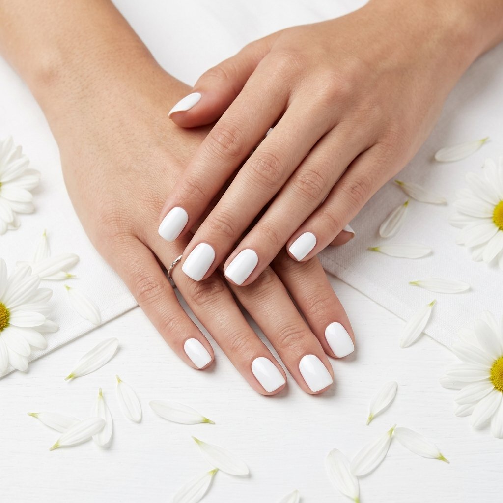 White Nails Basic Ideas for a Fresh and Clean Aesthetic