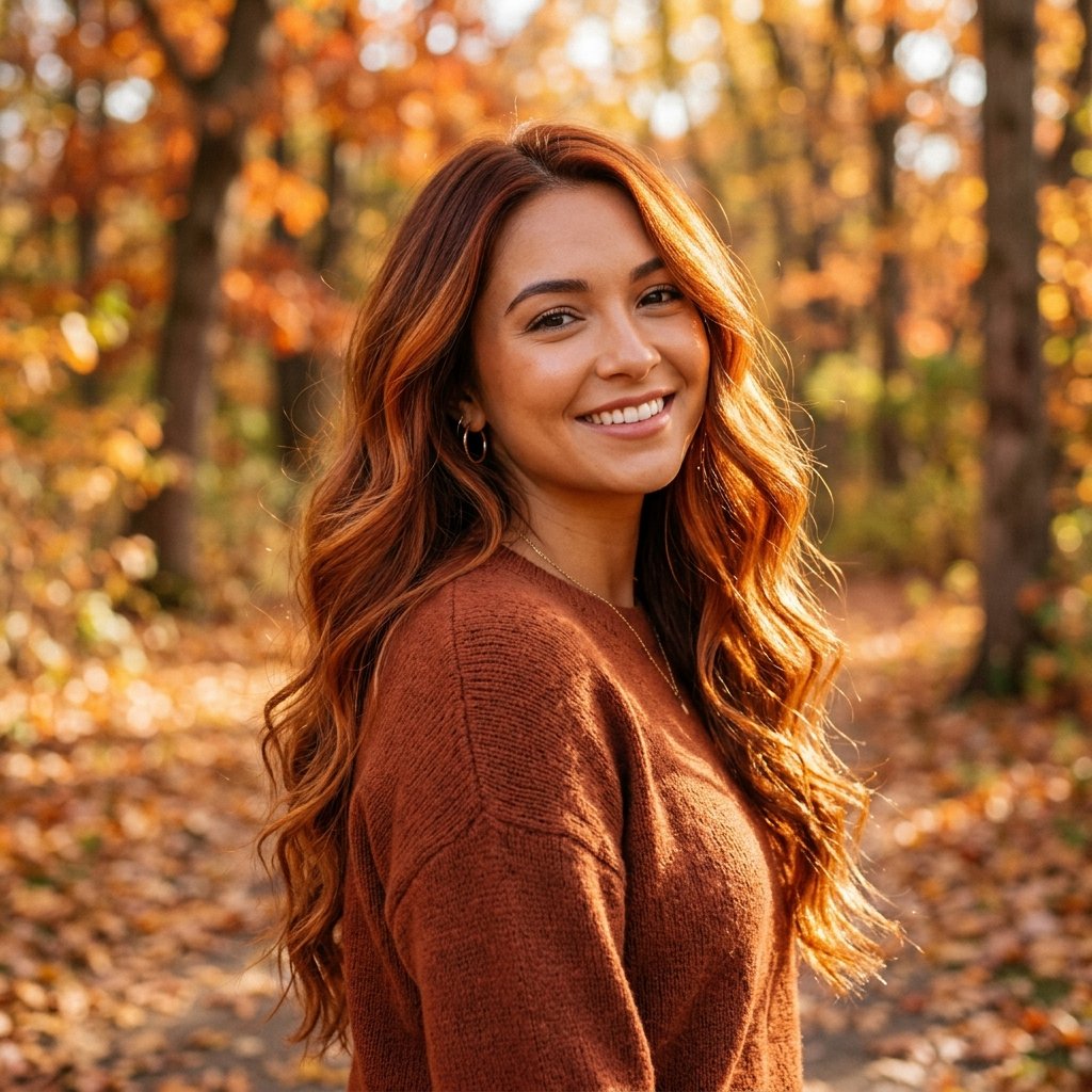 Copper Balayage Idea