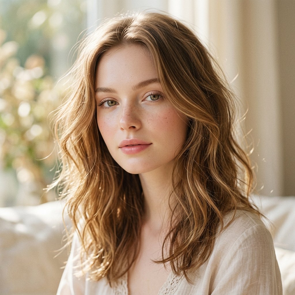 Honey Brown Hair Color Ideas for Fair Skin