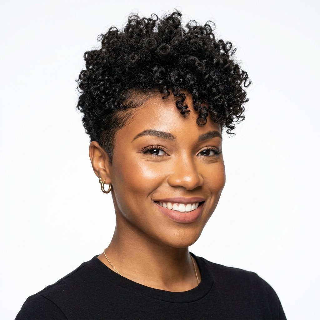 Curly Pixie Cut Idea