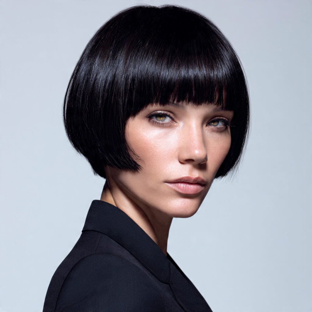 27 Stylish Trendy Haircuts Ideas for a Bold New Look 18 a boldly chic close up portrait of a powerfully co