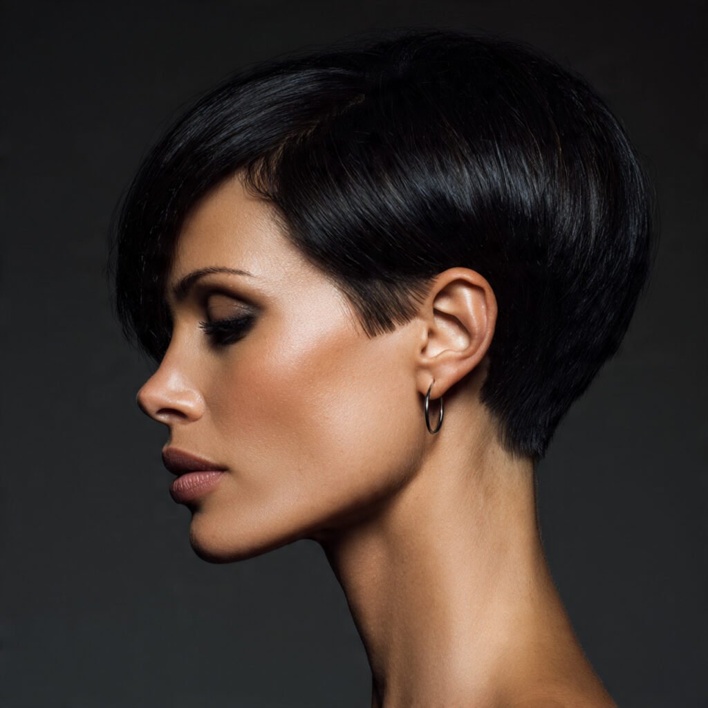 27 Stylish Trendy Haircuts Ideas for a Bold New Look 21 a precisely elegant close up portrait of a sophist