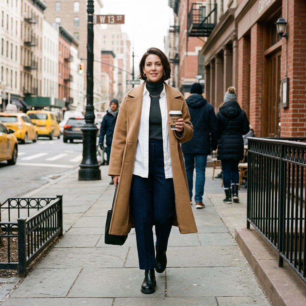 Classic New York Layering Look
