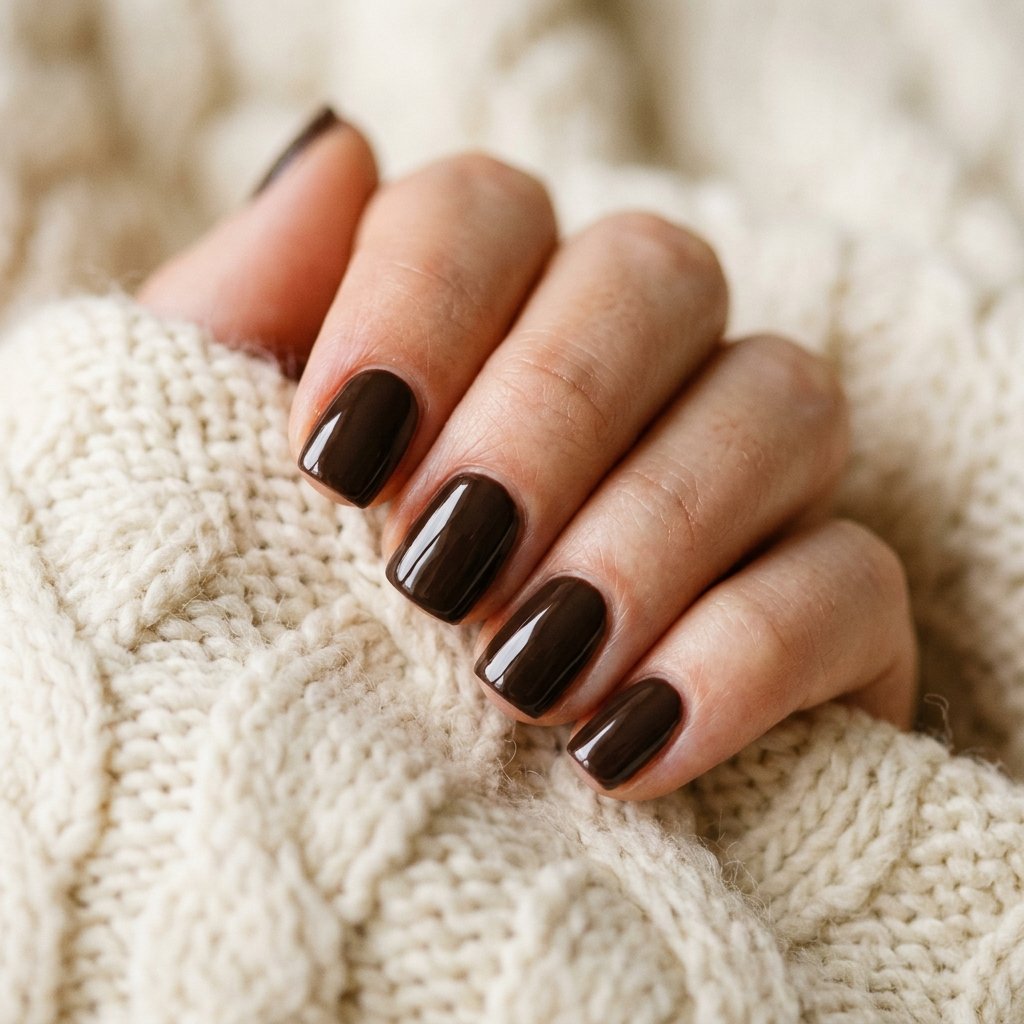 Espresso Brown Nail Ideas
